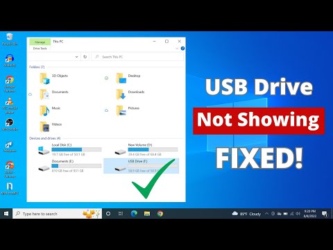 FIXED! - USB Drive Not Showing Up or Not Recognized in Windows 10