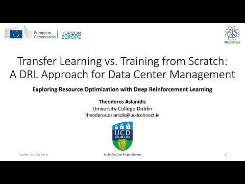 MLSysOps - 2nd Project Review Demo - Transfer Learning