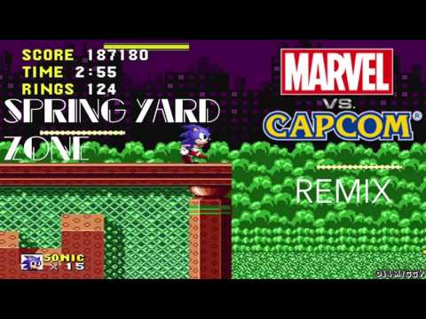 Sonic the Hedgehog - Spring Yard Zone (Marvel vs Capcom Remix)