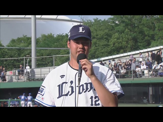 【ファーム】6月20日 ライオンズ・渡邉勇太朗投手 若獅子インタビュー