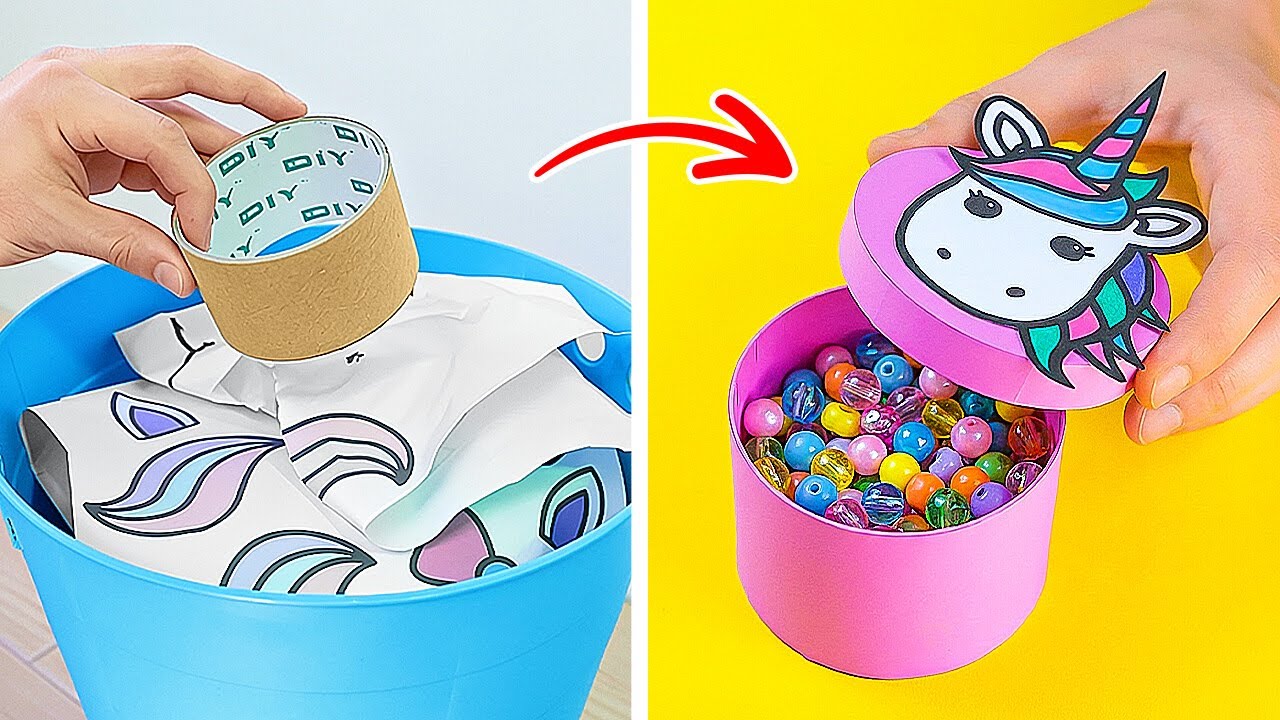 🌈 RECYCLE DIY SCHOOL SUPPLIES ♻️ Fun Craft Ideas ✂️