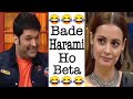 Kapil Sharma Double Meaning With Dia Mirza Bade Harami Ho Beta Munna Bhaiya