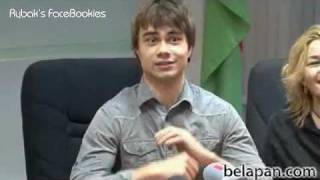 Alexander Rybak - Press-conference in Minsk 05.01.2012 (better sound)