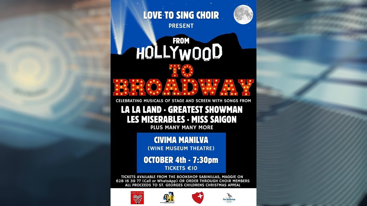 El coro Love to Sing presenta ‘From Hollywood to Brodway’