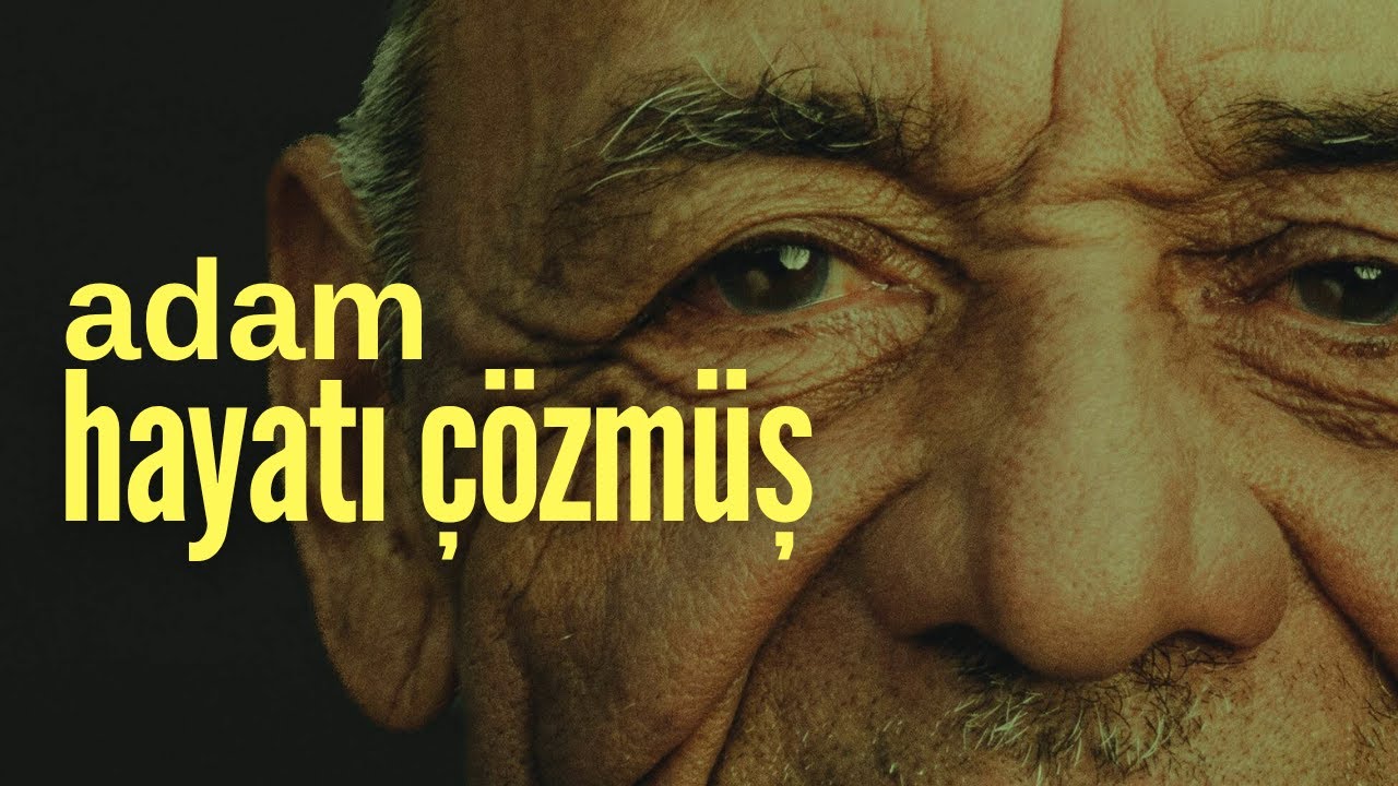 Adam hayatı çözmüş.