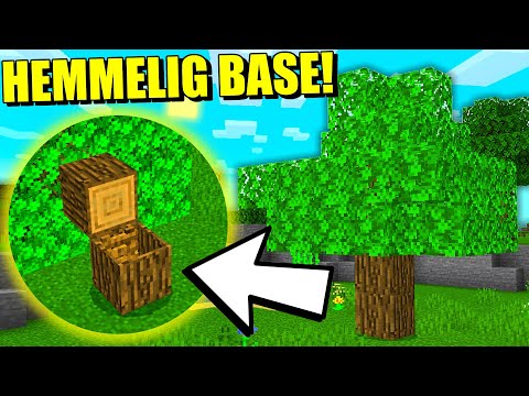Jeg finder en Hemmelig Base under et Træ i Minecraft!