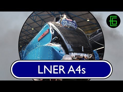 STEAM LOCOS IN PROFILE - Volume One - DVD Sample - LNER A4s