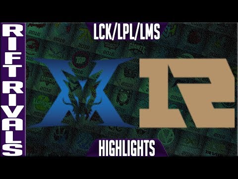KZ vs RNG Highlights | Rift Rivals 2018 LCK/LPL/LMS Groups Day 2 | King-Zone vs Royal