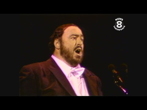 Luciano Pavarotti at the San Diego Sports Arena 1985