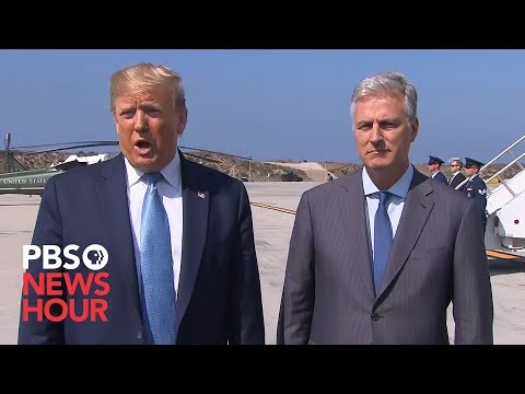 WATCH: Trump and new National Security Adviser Robert O’Brien answer foreign policy questions