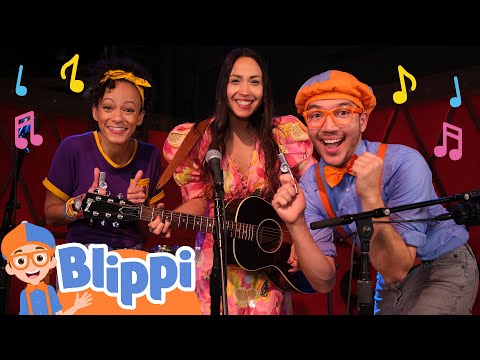 Blippi and Meekah's Musical Performance | Sing Alongs | Educational Videos for Kids | Camp YouTube