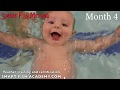 Robbie S Swim Progress From His First Swim At 5 Days Old To 26 Months