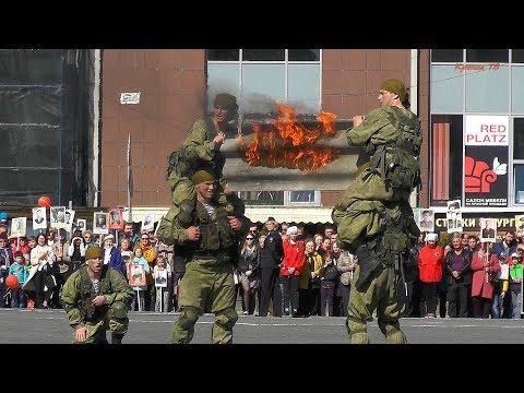 Показательные выступления разведчиков  -  9 мая 2018.