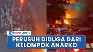Polisi Tangkap Sejumlah Orang Berbaju Hitam saat Rusuh May Day di Bandung, Diduga Kelompok Anarko