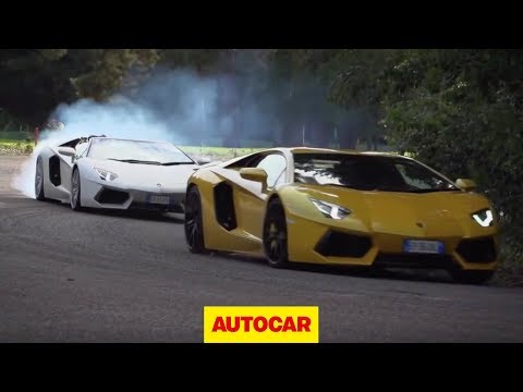 Lamborghini Aventador Snake Handling Challenge