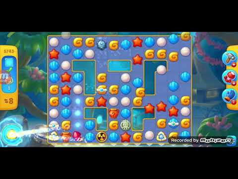 fishdom gameplay/ level 5743 / It is like the ads? / thank you