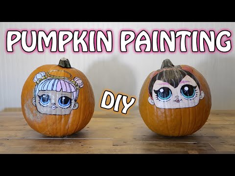 DIY SURPRISE HALLOWEEN PUMPKIN PAINTING! SUGAR & SPICE! Video