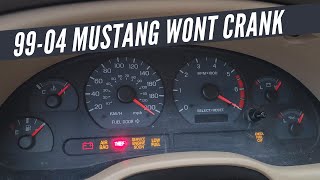 Mustang Won't Start - No Crank - Rapid Click | 99-04 Mustang