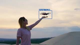 DJI drone detector with YoloV3 (Mavic, Phantom, Spark)