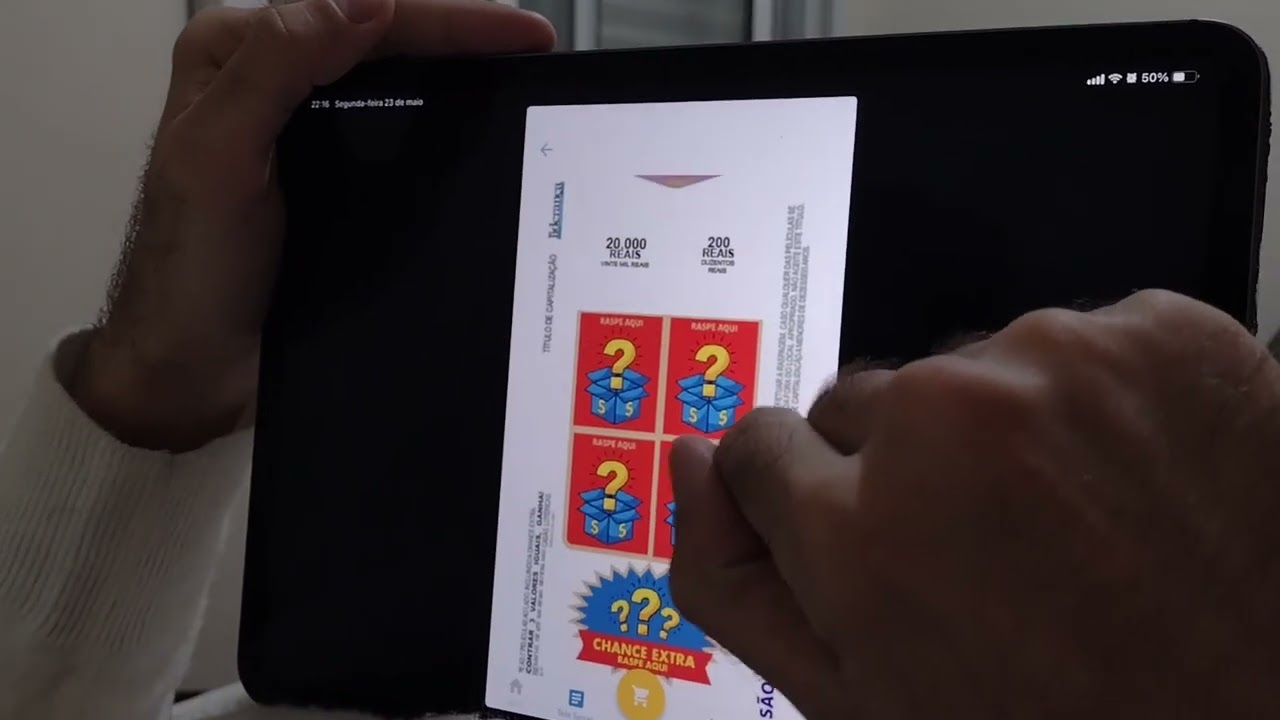 Watch Now Olha o que ele ganhou na raspadinha da Tele Sena (Raspe Aqui; Telesena São João) Olha o que ele ganhou na raspadinha da Tele Sena (Raspe Aqui; Telesena São João)