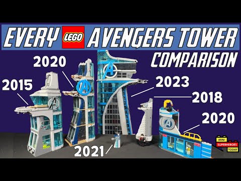 Every LEGO Avengers Tower COMPARISON (76038, 40334, 76166, 76152, 76269)
