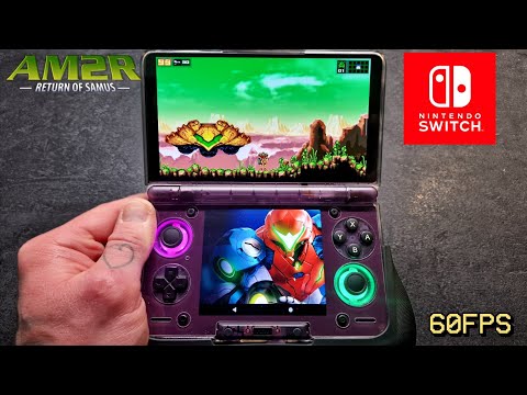 Another Metroid 2 Remake (Nintendo Switch) - Ayn Thor Gameplay 