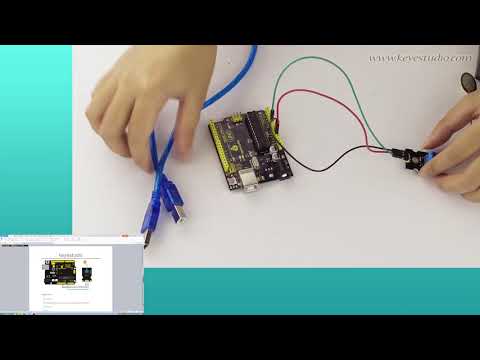 KS0272 keyestudio Analog Piezoelectric Ceramic Vibration Sensor