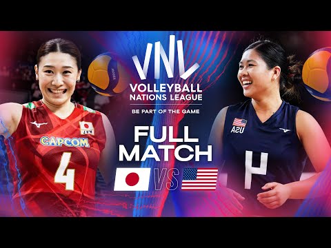 Japan 🇯🇵 vs. USA 🇺🇸 - VNL 2024 | Full Match - Week 3 | Volleyball Nations League