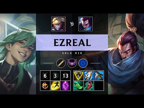 Ezreal Mid vs Yasuo - EUW Master Patch 14.24