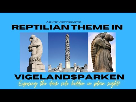 Reptilian theme in Vigelandsparken