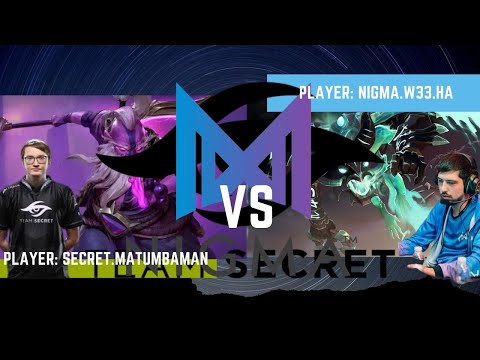 Nigma.w33.ha (Visage) VS Secret.Matumbaman (Void Spirit)  Feb 29 2020