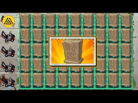 Pvz 2 Challenge - All Plants Vs Ancient Egypt Gravestone