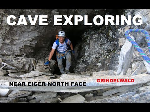 CAVE EXPLORING NEAR EIGER NORTH FACE - GRINDELWALD SWITZERLAND | SWISSPOWERJET