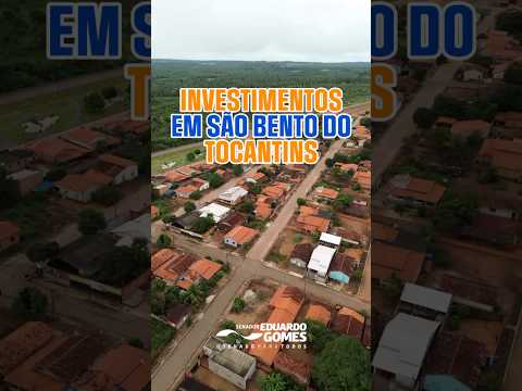 São Bento do Tocantins segue avançando com investimentos que fortalecem a cidade.