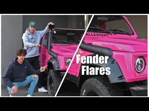 Suzuki Samurai Fender Flares | Suzuki Samurai Kotflügelverbreiterung!!!