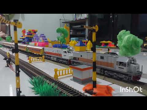 DEPO DREAMING LAND PART 12 vidio CC 201 penumpang dan BB 200 gerbong barang