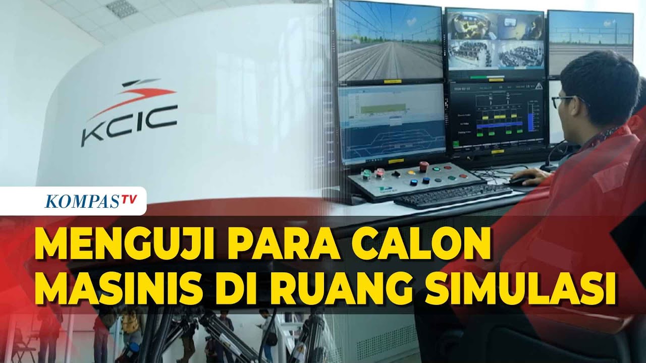Melihat Para Calon Masinis Kereta Cepat Diuji di Ruang Simulasi