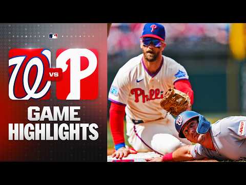 필라델피아 VS 워싱턴 MLB 하이라이트