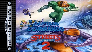 Captain Commando in Streets of Rage 2 | Mega Drive | Romhack