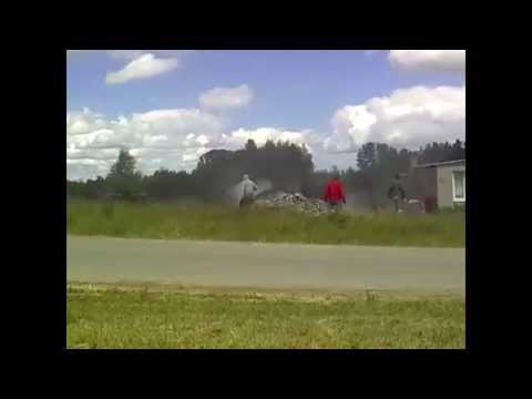 Angry Birds - Rajd Kaszub 2014 crash