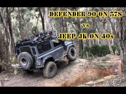Defender 90 on 37's VS Jeep JK on 40's
