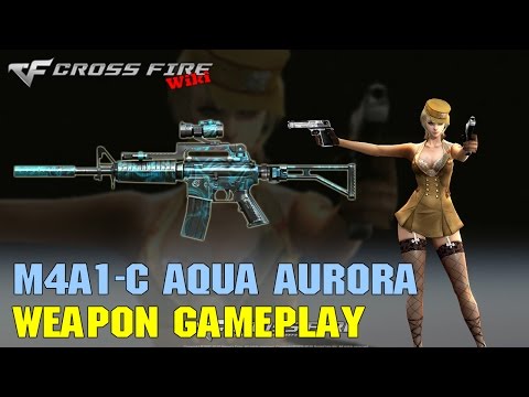 CrossFire - M4A1-Custom Aqua Aurora - Weapon Gameplay