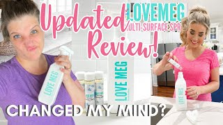 **UPDATE** LOVE MEG MULTI SURFACE CLEANER REVIEW 🙈CHANGED MY MIND? LOVE MEG SPRAY UPDATED REVIEW