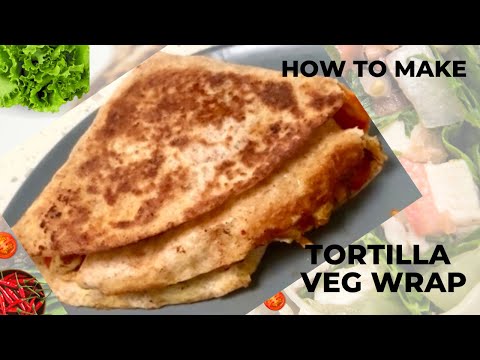 Easy veg Tortilla wrap #recipe #cooking #tortillawrap #how #easy