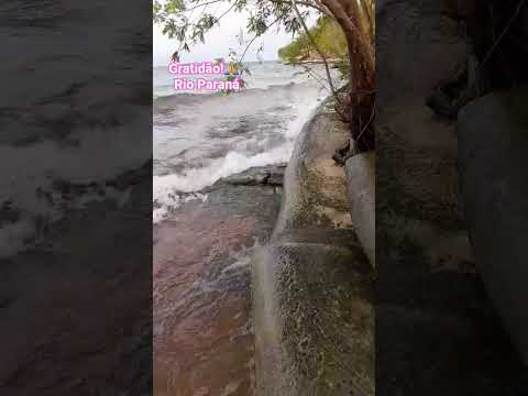 Em Presidente Epitácio-SP. Nosso rio paraná é lindo por demaissss. Gratidão 🙏 🙏 ❤️🥰😍