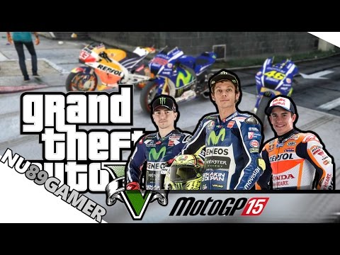 Rossi Lorenzo & Marquez in GTA 5 - Street Legal MotoGP