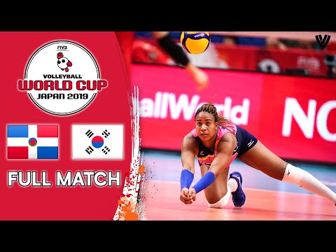 Dominican Republic 🆚 Korea - Full Match | Women’s Volleyball World Cup 2019