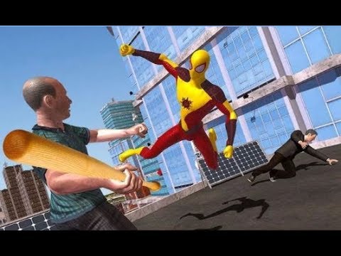 Flying Spider Web Hero Battle City Russian Mafia | Grand Spider Hero Vs Gangster | Android GamePlay