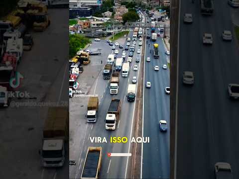 ANEL RODOVIÁRIO DE BH TRANSITO TRANCADO 🔒 MINAS GERAIS BRASIL #minasgerais #transitoseguro