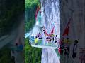 THE GLASS BRIDGE BROKE! Tourist FALLS FROM A HEIGHT OF 1,400 Meters!